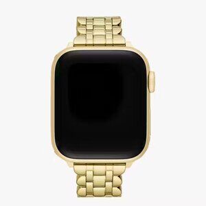 Kate Spade Gold-tone Scalloped Stainless Steel Bracelet for Apple watch